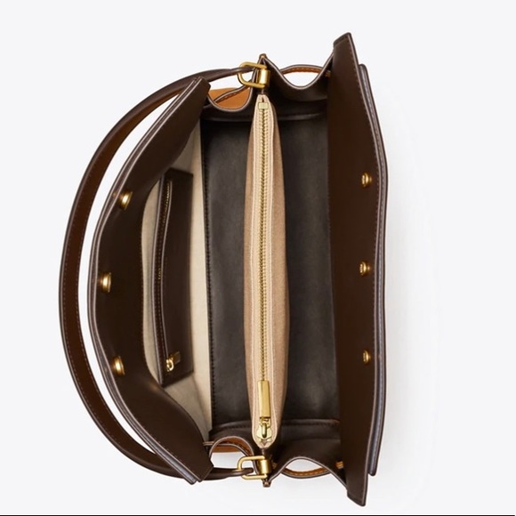 Like New Authentic TORY BURCH Lee Radziwill Double Bag - Picture 9 of 9